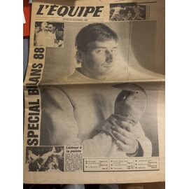Journal L'Equipe Du 20 Décembre 1988 - Spécial Bilan 1988