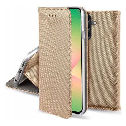 Housse pour Samsung Galaxy A57 5G - etui coque pochette portefeuille + film ecran - OR MAGNET