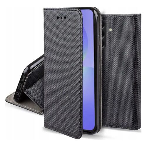 Housse pour Samsung Galaxy A37 5G - etui coque pochette portefeuille + verre trempe - NOIR MAGNET