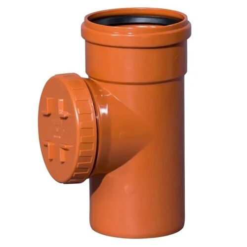 Tube De Nettoyage Dn 160 Pour Eaux Usées Avec Couvercle Rond