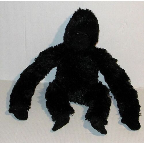 peluche gorille singe noir zooparc de beauval doudou 34 cm