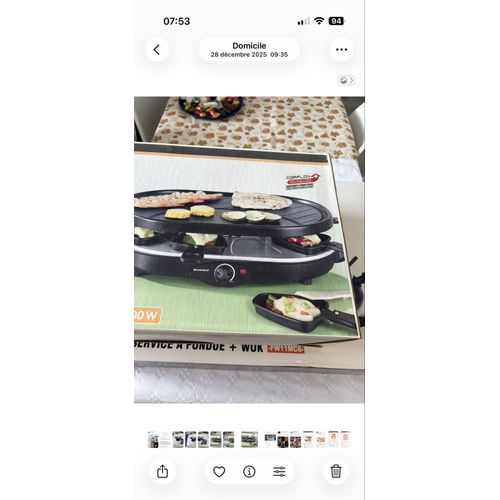 Raclette grill silvercrest 