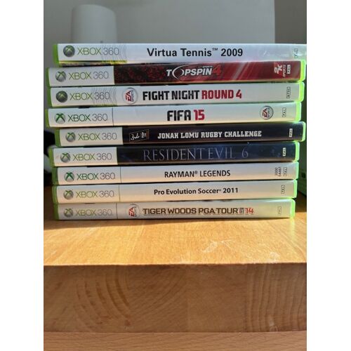 X BOX 360 + 9 JEUX ET 3 MANETTES