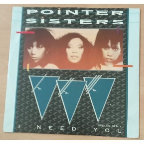 I Need You (Special Remix) / I'M So Excited (Remix) / Slow Hand - Maxi 45 Tours ( Pointer Sisters )