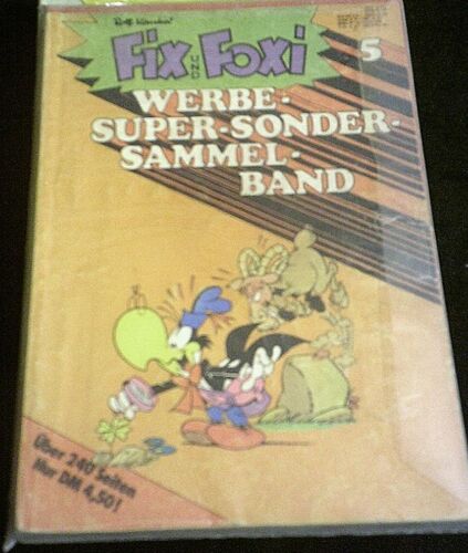 Fix Und Foxi Werbe Super Sonder Sammel Band N° 5 ( Vo Allemangne )