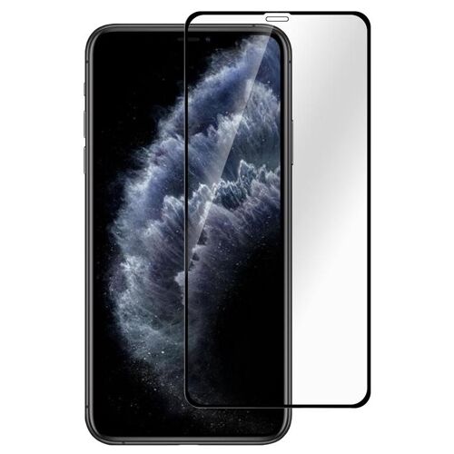 eSTUFF Titan Shield - Protection d'écran pour téléphone portable - couverture complète - verre - couleur de cadre noir
