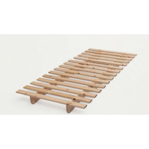 Structure futon en bois 90x195 sans matelas.