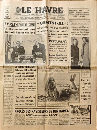 Le Havre _La Presse Normandie Du Littoral. N. Du 10 Et 11 Septembre 1966
