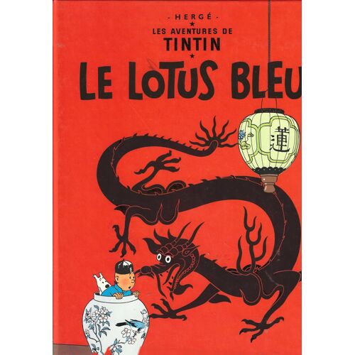 Hergé "Le Lotus Bleu" Bd Album - Casterman - 1974