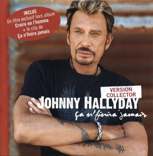 Cd Single De Johnny Hallyday " Ca Ne Finira Jamais "+ 1 Titre Inédit Hors Album " Croire En L'Homme "+ Le Clip " Ca Ne Finira Jamais "De 2008 ,En Version Collector