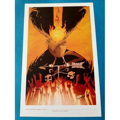 Ex Libris " Tony Chu / Revival ", Illustration De Jenny Frison, Delcourt.