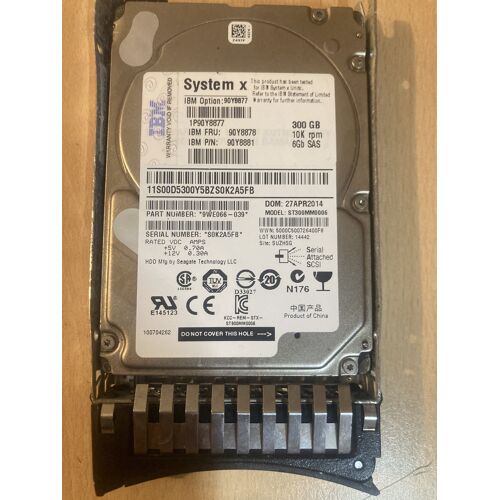 DISQUE DUR IBM SYSTEM X ST300MM0006 300 GB