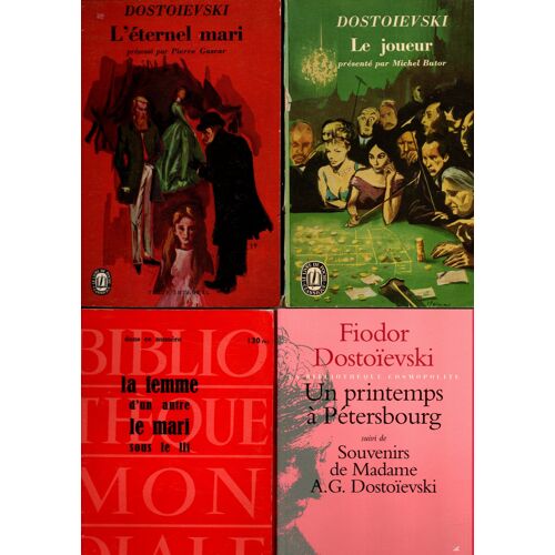 Dostoievski, Lot De 4 Poches