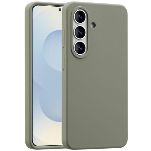 Accezz Coque Liquid Silicone avec MagSafe Samsung Galaxy S26 Cooper Green