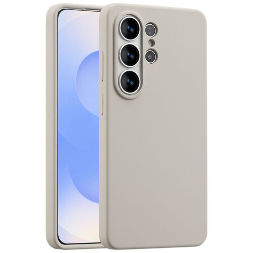 Accezz Coque Liquid Silicone avec MagSafe Samsung Galaxy S26 Ultra Stone