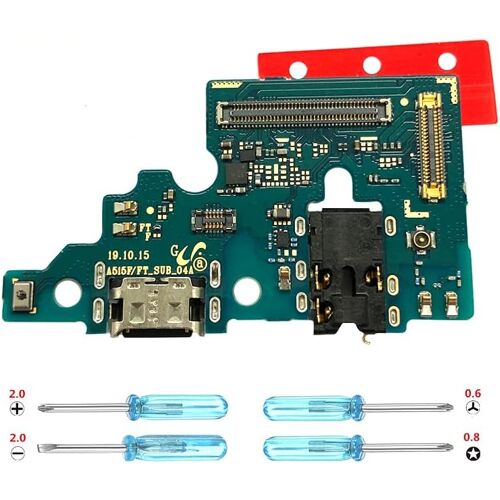 Connecteur Dock pour Samsung A51 SM-A515F, SM-A515F/DSN, SM-A515F/DS, SM-A515F/DST, SM-A515F/DSM, SM-A515F/N, SM-A515U Prise de charge de la station d'accueil de rechange avec outil