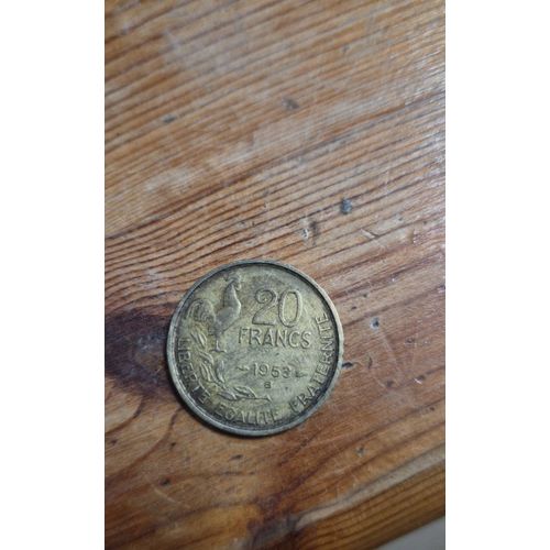 Pièce 20 Francs Guiraud 1950 B - Variante 4 Faucilles - Atelier Beaumont