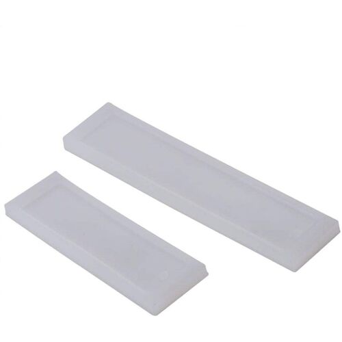 2pcs / Set Multi-Fonctionnelle Marque-Page Moules En Silicone De Bijoux Pour Faire Époxy Diy Artisanat Pendentif Résine, Couleur Blanche