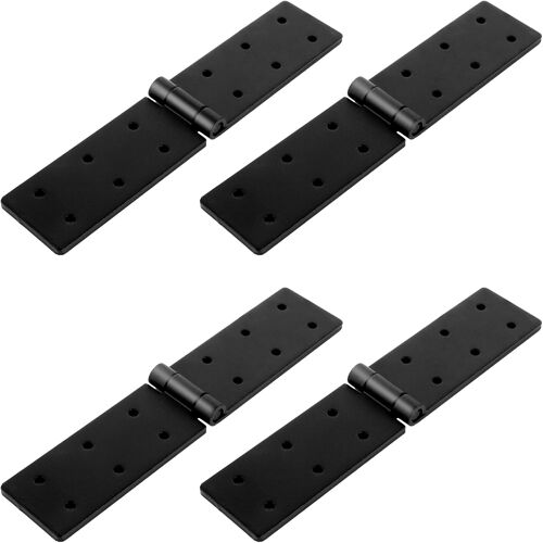 Lot De 6 Charnières De Porte Pliables En Métal Pour Portes En Bois, Chemin De Table, Porte D'armoire, Portes De Jardin, Portes De Meubles