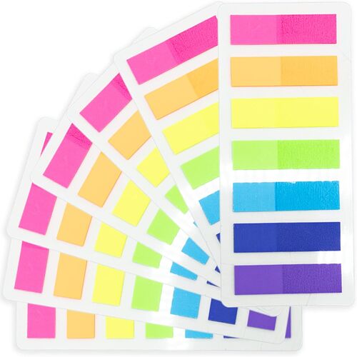 Notes Autocollantes Marque Pages,Ensembles Marqueur De Page Onglets D'index,Autocollants De Texte En Film Transparent,Marque Pages ,Pour Étiquettes Onglets Séparateur Guides D'index