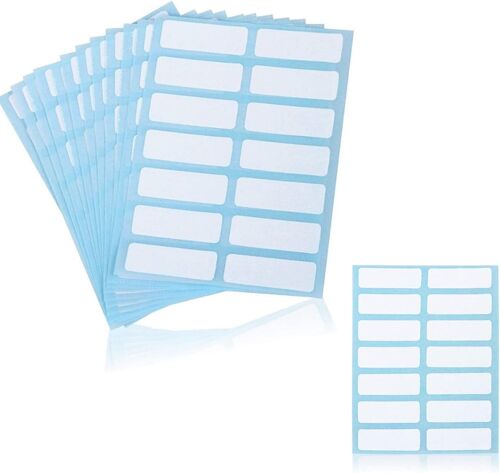 Étiquette Collante,336 Pièces Étiquettes Autocollantes Étiquettes De Dossier De Dossier Étiquette 13 X 38mm Pour Boîte De Pot De Bouteille, Cuisine De Bureau D'école.