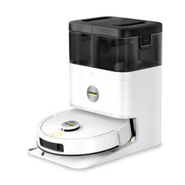 Aspirateur robot laveur KARCHER RVM4 Comfort EXTRA 15000Pa - station de vidange eau/poussière - séchage serpillières - Lidar - 160m²