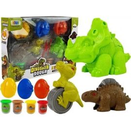Pâte à modeler - Lean sport - 8523-uniw - Dinosaures - 12 éléments - Multicolore