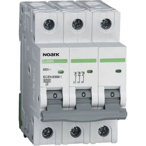 Disjoncteur - Noark - NO034 - 3P - 20A - 6kA - IP20