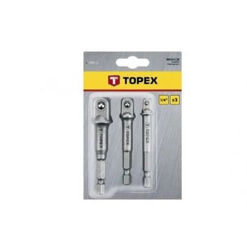 Réducteur - TOPEX - 38D151 - Jeu de 3 pièces - 1/2' 1/4' 3/8' - Intérieur