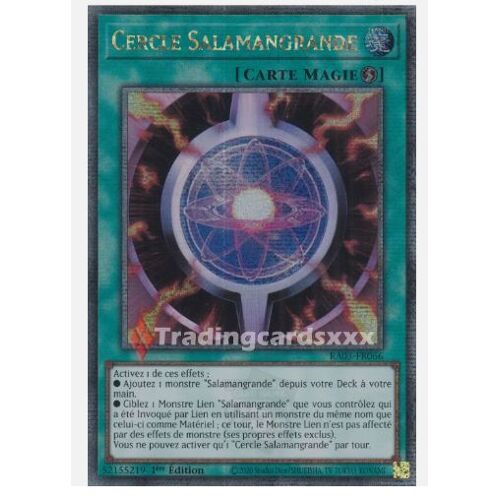 Yu Gi Oh Ra03 Fr066 Cercle Salamangrande Quarter Century