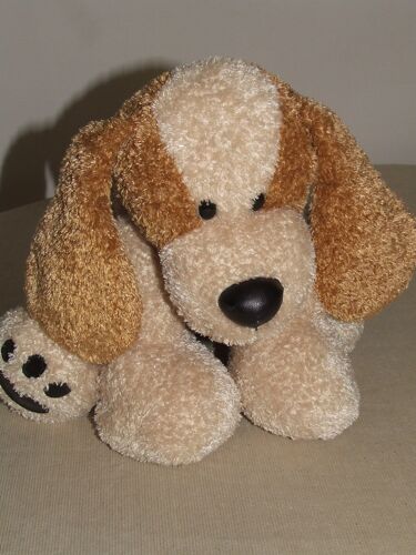 Chien Anna Club Peluche Marron Beige