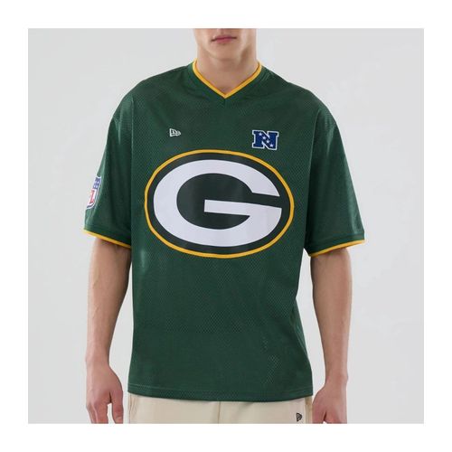 T-Shirt Oversize En Mesh Green Bay Packers Nfl Vert Foncé Adulte