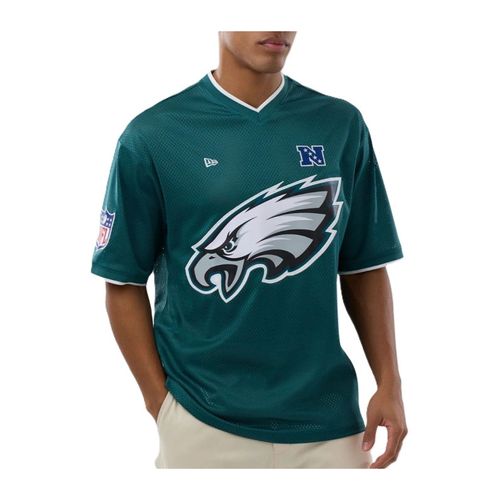 T-Shirt Oversize En Mesh Philadelphia Eagles Nfl Vert Foncé Adulte