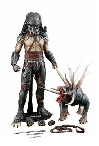 Figurine Hot Toys Mms147 - Predators -Tracker Predator With Hound