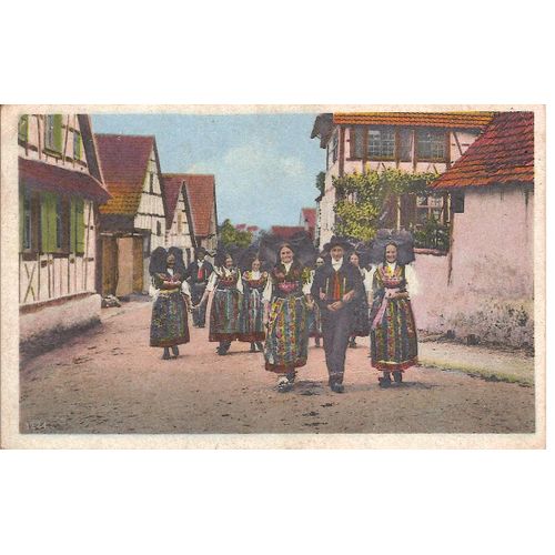 France - Carte Postale De 1945 - Costumes Alsaciens