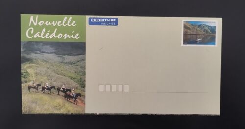 Pap Nouvelle-Caledonie Prioritaire Tribu Meou Chaine Centrale Cheval Postal Stationery Ganzsache Meilleurs Voeux