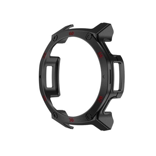 Coque De Protection Pc Pour Montre Amazfit T-Rex 3 Pro Compatible (44mm) - Coque Blindée Bicolore Noir Rouge