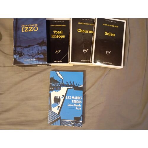 Lot 4 Jean Claude Izzo Les Marins Perdus + Coffret Trilogie Marseillaise Fabio Montale ( Total Cheops / Chourmo / Solea