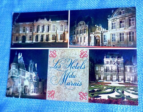 Carte Postale Ancienne Paris. Hotels Du Marais. Hôtel De Soubise, Hôtel De Bethune-Sully, Hôtel De Sens, Hôtel Carnavalet. Ed Yvon.