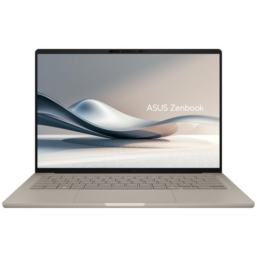ASUS Zenbook A14 UX3407QA-QD219W Copilot+ PC Snapdragon X1-26-100 Ordinateur portable 14" WUXGA 16 Go LPDDR5x-SDRAM 512 Go SSD Wi-Fi 6E (802.11ax) Windows 11 Home Beige