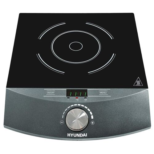 Hyundai IND 133 Noir Comptoir 30 cm Plaque avec zone à induction 1 zone