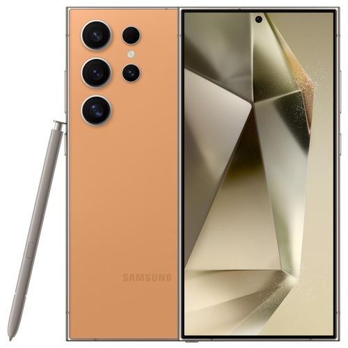 Samsung Galaxy S24 Ultra 256 Go Orange et Titane
