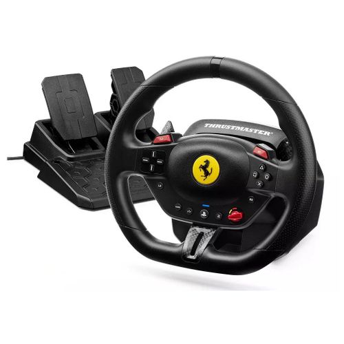 Thrustmaster T98-P FERRARI 296 GTB Noir Volant + pédales PC, PlayStation 4, PS5