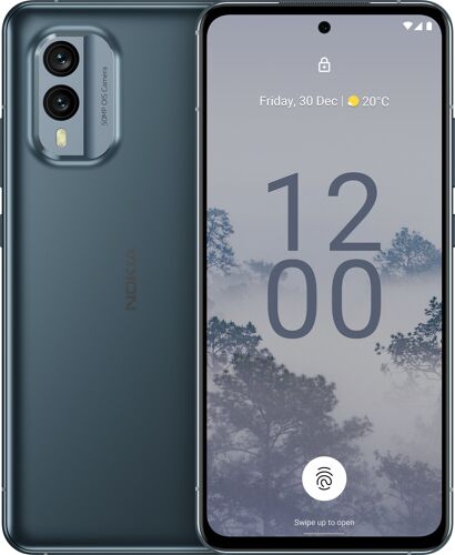 Nokia X30 5G 6.43" Double SIM Android 12 USB Type-C 6 Go 128 Go Bleu