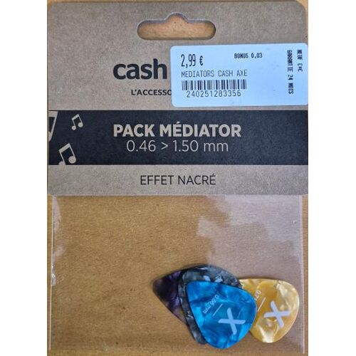 Pack Médiator 0.46 > 1.50 Mm Cash Axess