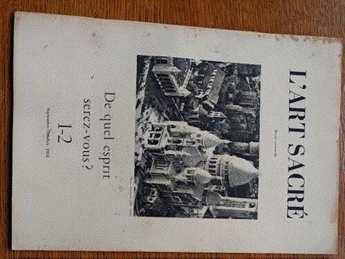 L'Art Sacré N°1-2 Septembre-Octobre 1953