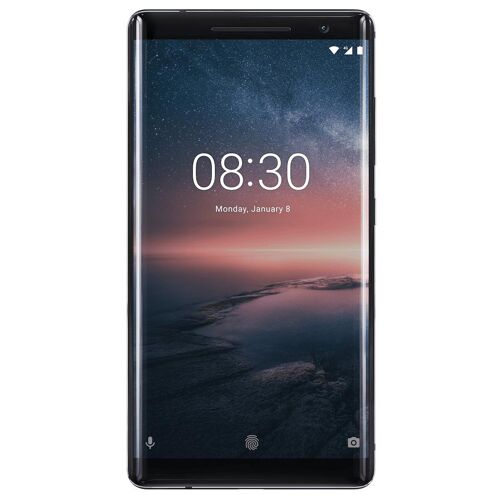 Nokia 8 Sirocco 5.5" SIM unique Android 9.0 4G USB Type-C 6 Go 128 Go 3260 mAh Noir