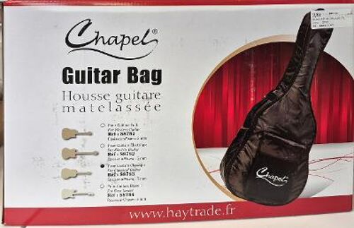 Housse Guitare Matelassée Pour Guitare Classique Chapel S8783