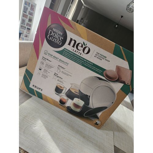 Cafetière néo latte blanche dolce gusto
