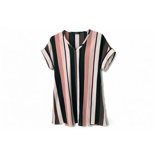 Robe Rayée Rose Parle, Rose Pastel, Kaki Shein Taille Xs